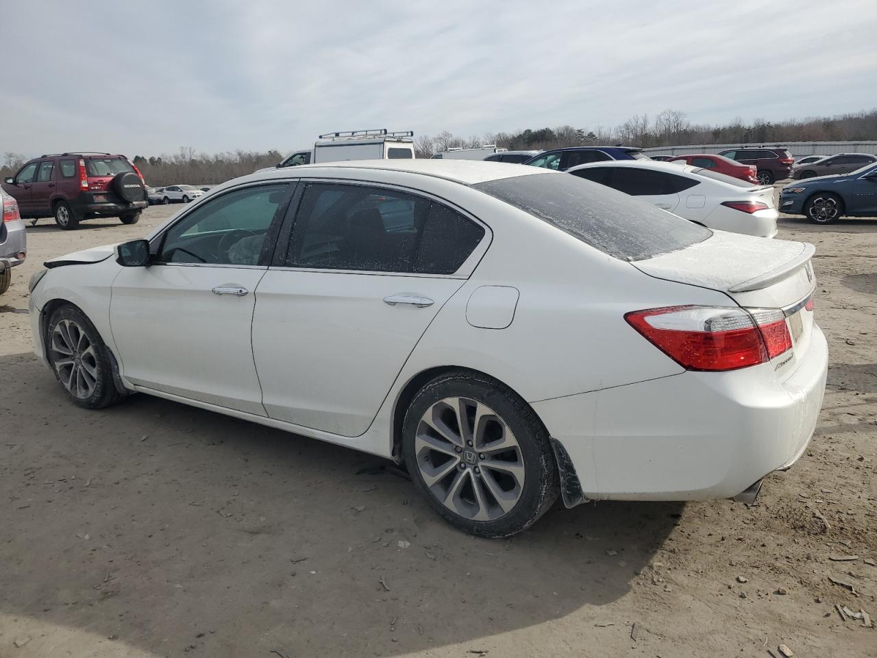 2014 Honda Accord VIN 1HGCR2F56EA074074 Copart auction photo, front end / minor dent/scratches damage thumbnail 2