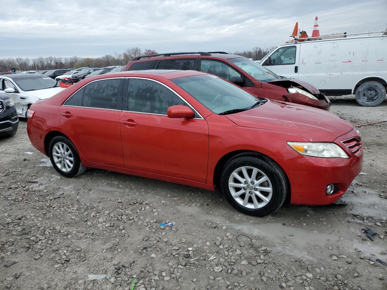 2011 Toyota Camry VIN 4T4BF3EK0BR136208 Copart auction photo, front end damage thumbnail 4