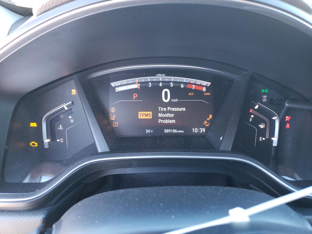 2019 Honda CR-V VIN 7FARW2H82KE010629 Copart auction photo, front end / rear end damage thumbnail 9