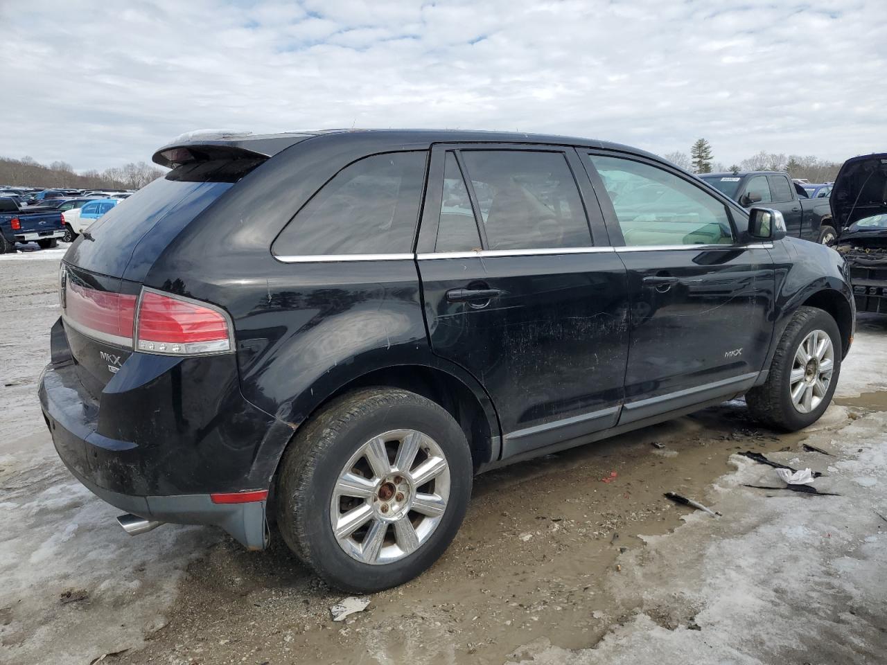 2007 Lincoln MKX VIN 2LMDU88C77BJ19868 Copart auction photo, vandalism damage thumbnail 3