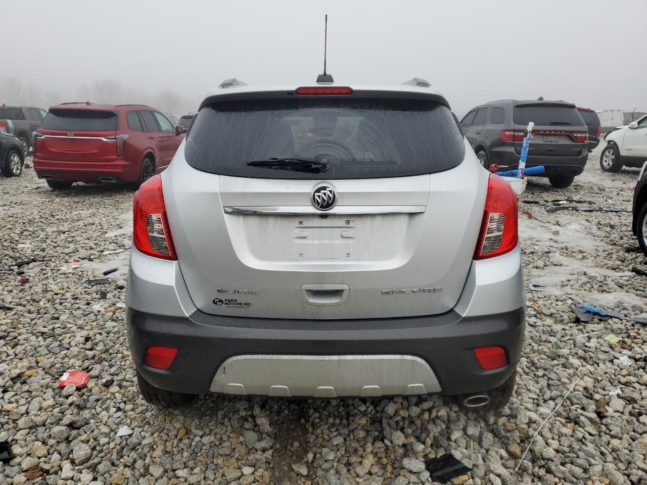 2015 Buick Encore VIN KL4CJASB1FB121447 Copart auction photo, front end damage thumbnail 6
