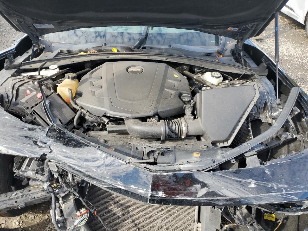2017 Chevrolet Camaro VIN 1G1FB3DS4H0215077 Copart auction photo, front end / side damage thumbnail 13