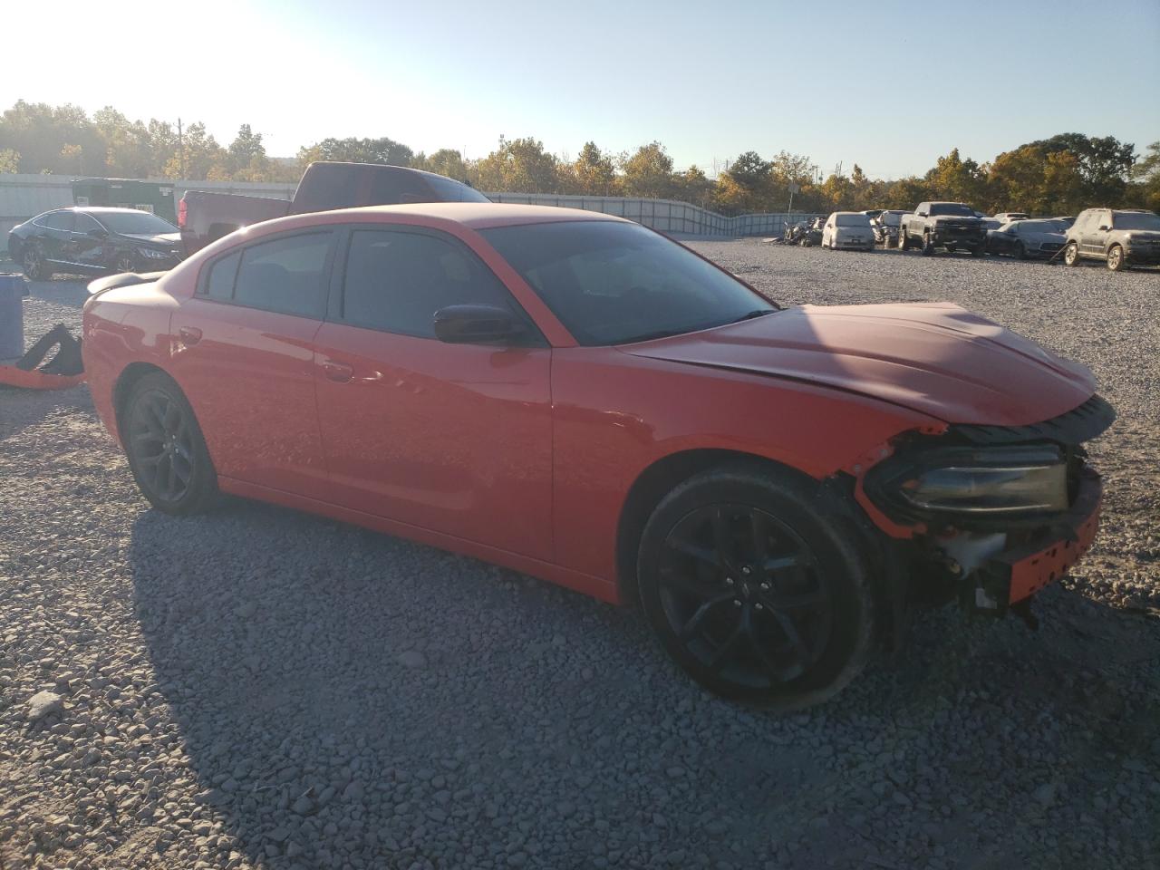 2020 Dodge Charger VIN 2C3CDXBG7LH228537 Copart auction photo, front end damage thumbnail 4