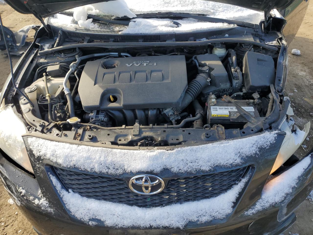 2009 Toyota Corolla VIN 2T1BU40E99C016975 Copart auction photo, front end / rear end damage thumbnail 11