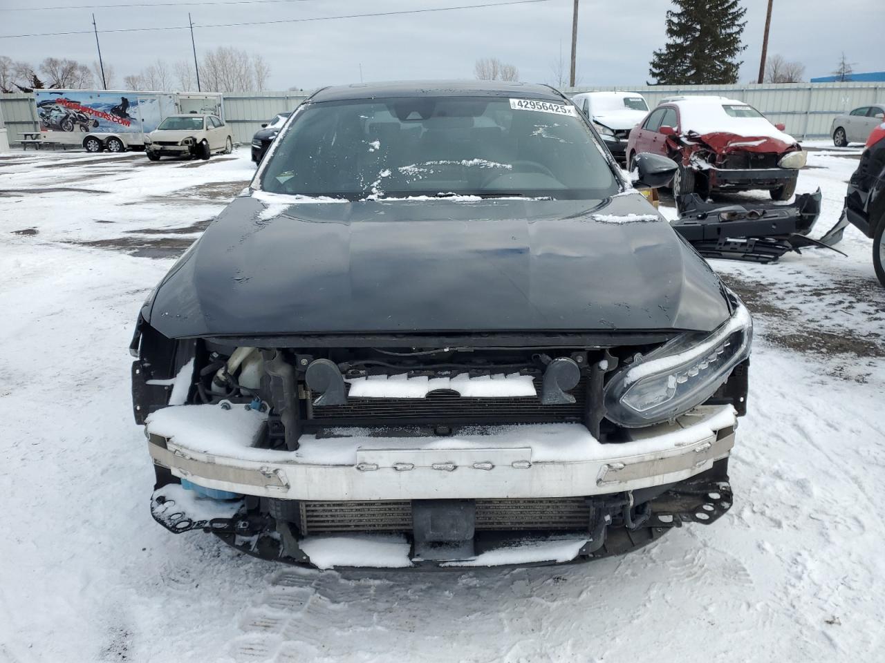 2018 Honda Accord VIN 1HGCV2F31JA014675 Copart auction photo, front end / rear end damage thumbnail 5