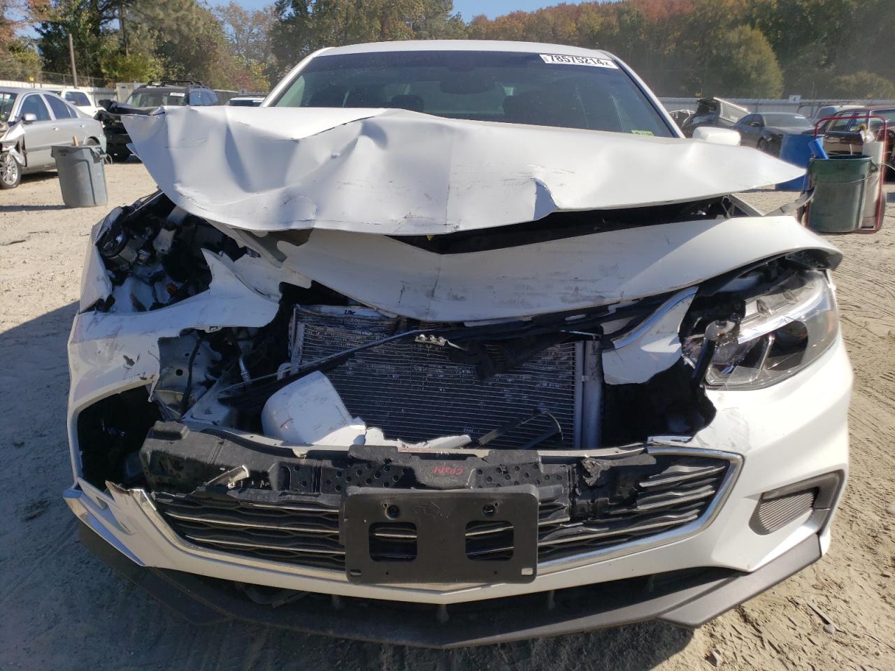 2018 Chevrolet Malibu VIN 1G1ZD5STXJF265693 Copart auction photo, front end / rear end damage thumbnail 5