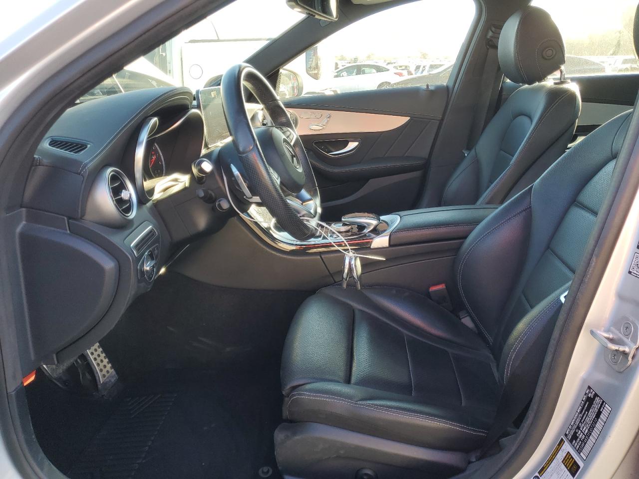 2015 Mercedes-Benz C-klasse VIN 55SWF4KB1FU073210 Copart auction photo, front end damage thumbnail 7