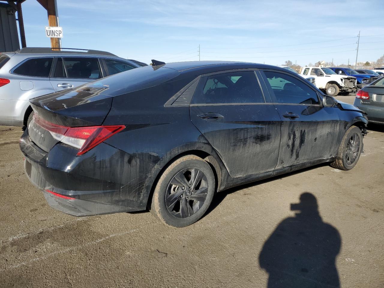 2023 Hyundai Elantra VIN 5NPLM4AG1PH095590 Copart auction photo, front end / hail damage thumbnail 3