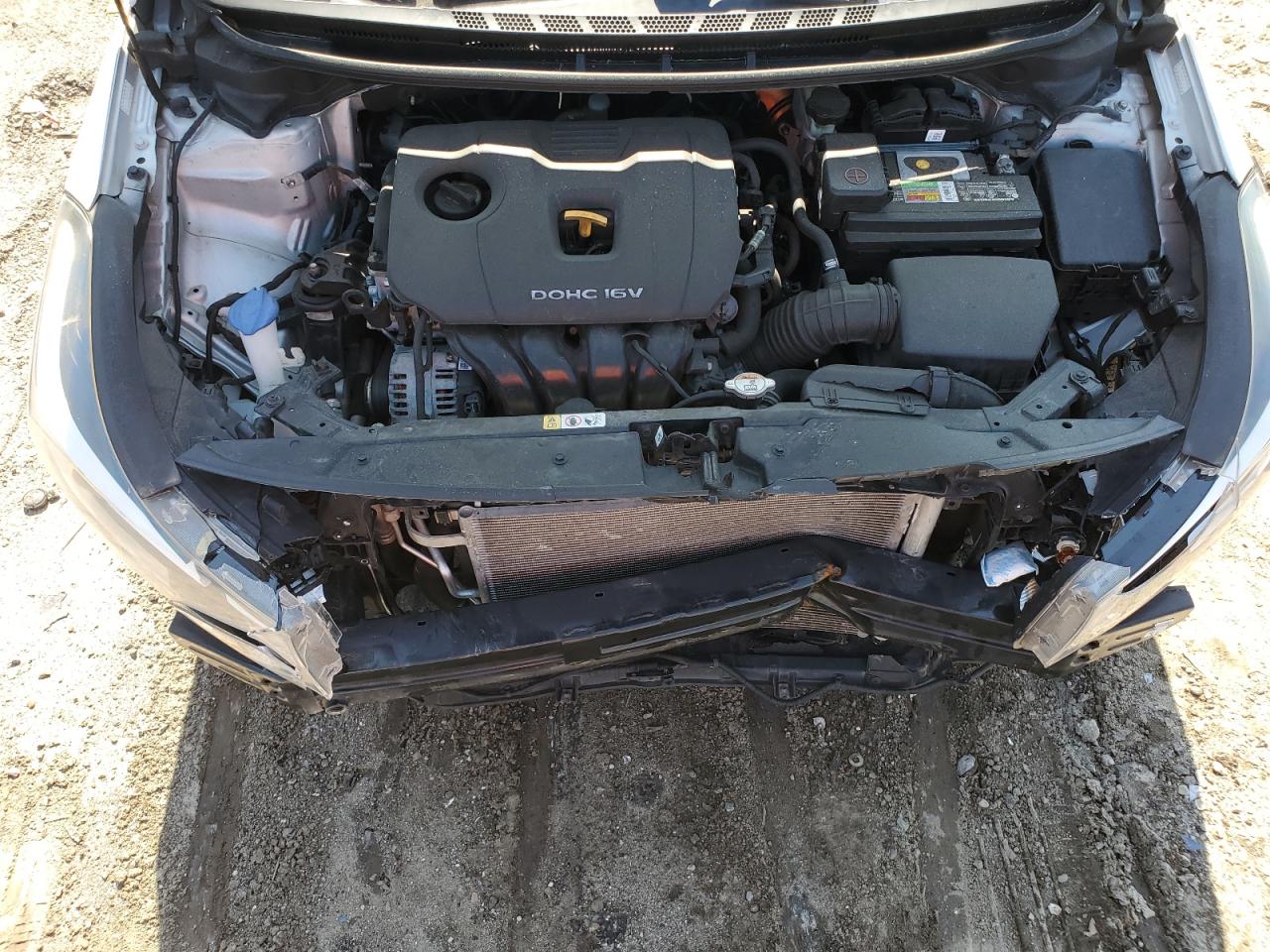 2017 KIA Forte VIN 3KPFL4A73HE067375 Copart auction photo, front end / rear end damage thumbnail 11