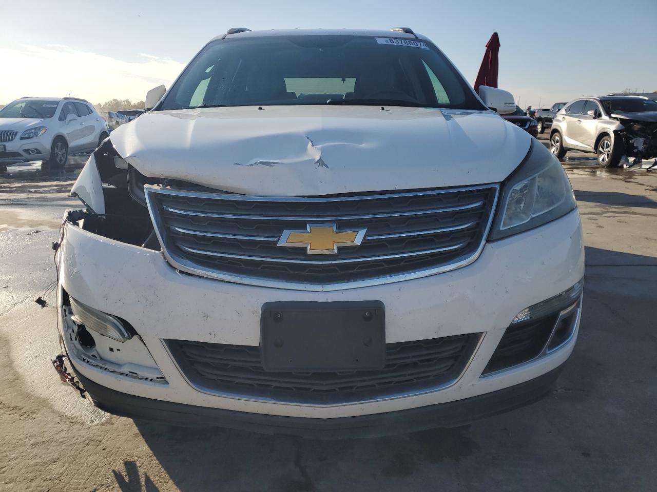 2015 Chevrolet Traverse VIN 1GNKRHKD8FJ182442 Copart auction photo, front end / minor dent/scratches damage thumbnail 5