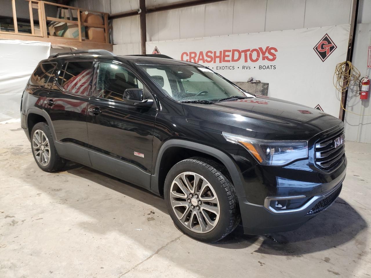2018 GMC Acadia VIN 1GKKNVLS4JZ141675 Copart auction photo, rear end damage thumbnail 4