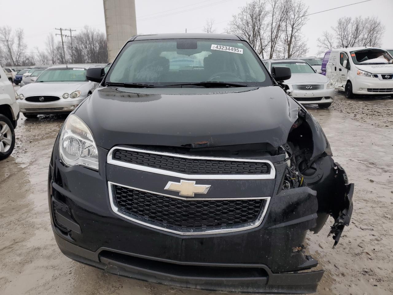 2013 Chevrolet Equinox VIN 2GNFLCEK1D6295336 Copart auction photo, front end / undercarriage damage thumbnail 5