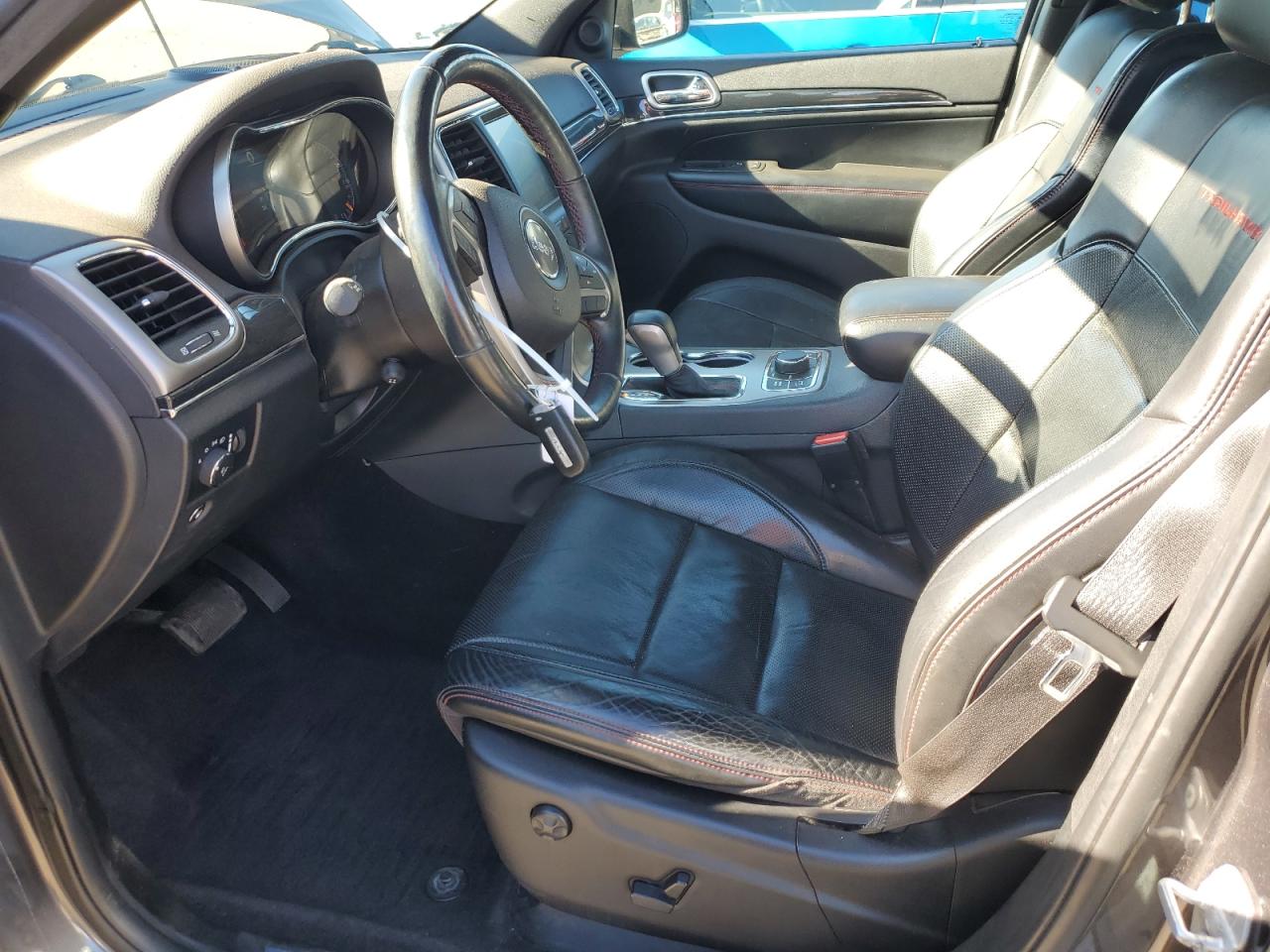 2017 Jeep Grand Cherokee VIN 1C4RJFLG7HC842523 Copart auction photo, front end / side damage thumbnail 7