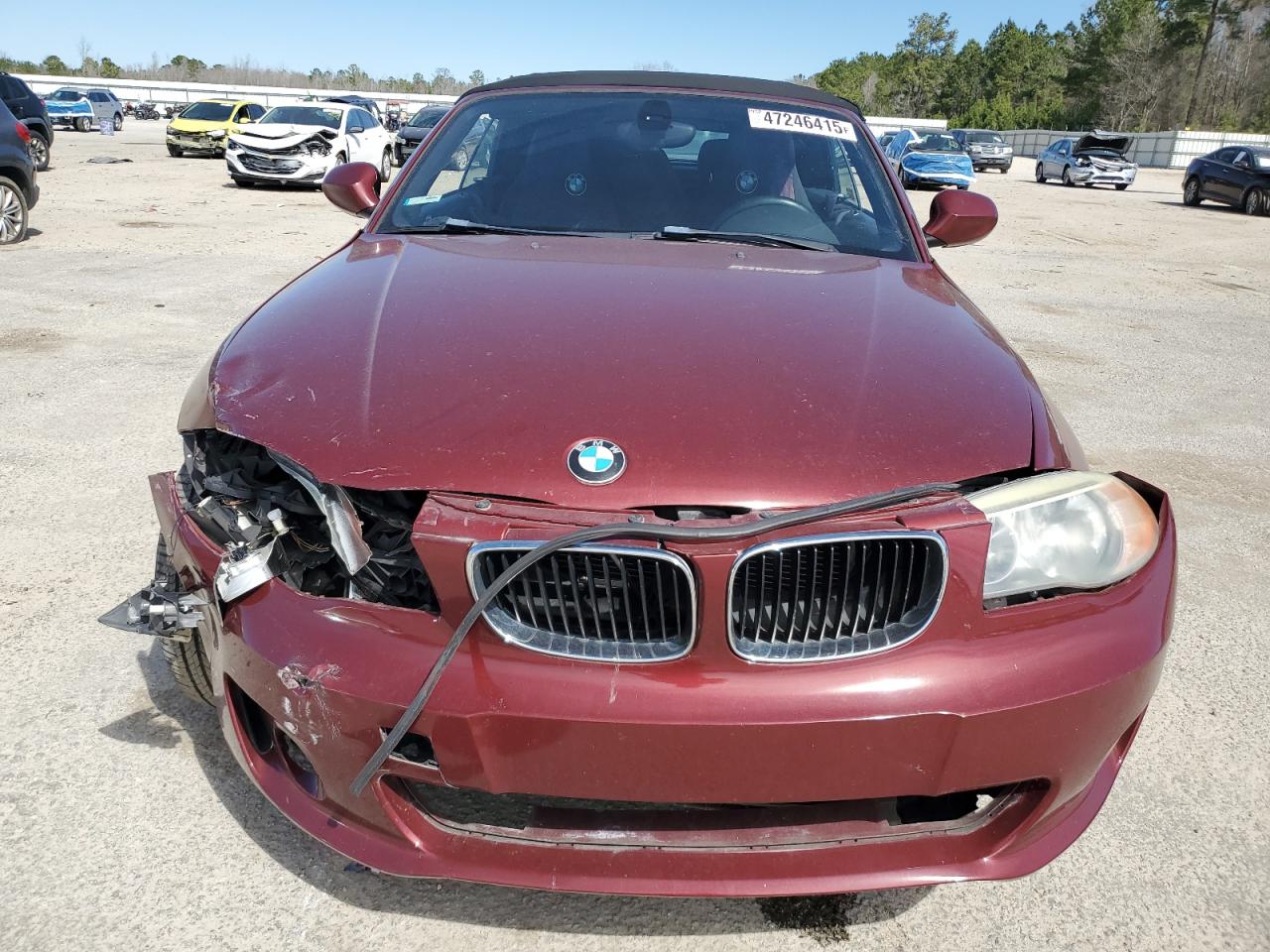 2013 BMW 1er VIN WBAUL7C51DVU08778 Copart auction photo, front end damage thumbnail 5