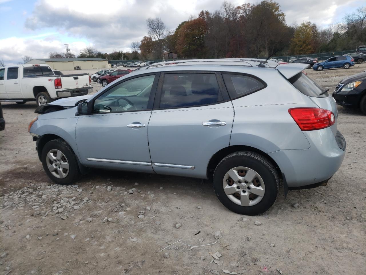 2014 Nissan Rogue VIN JN8AS5MTXEW104178 Copart auction photo, front end / side damage thumbnail 2
