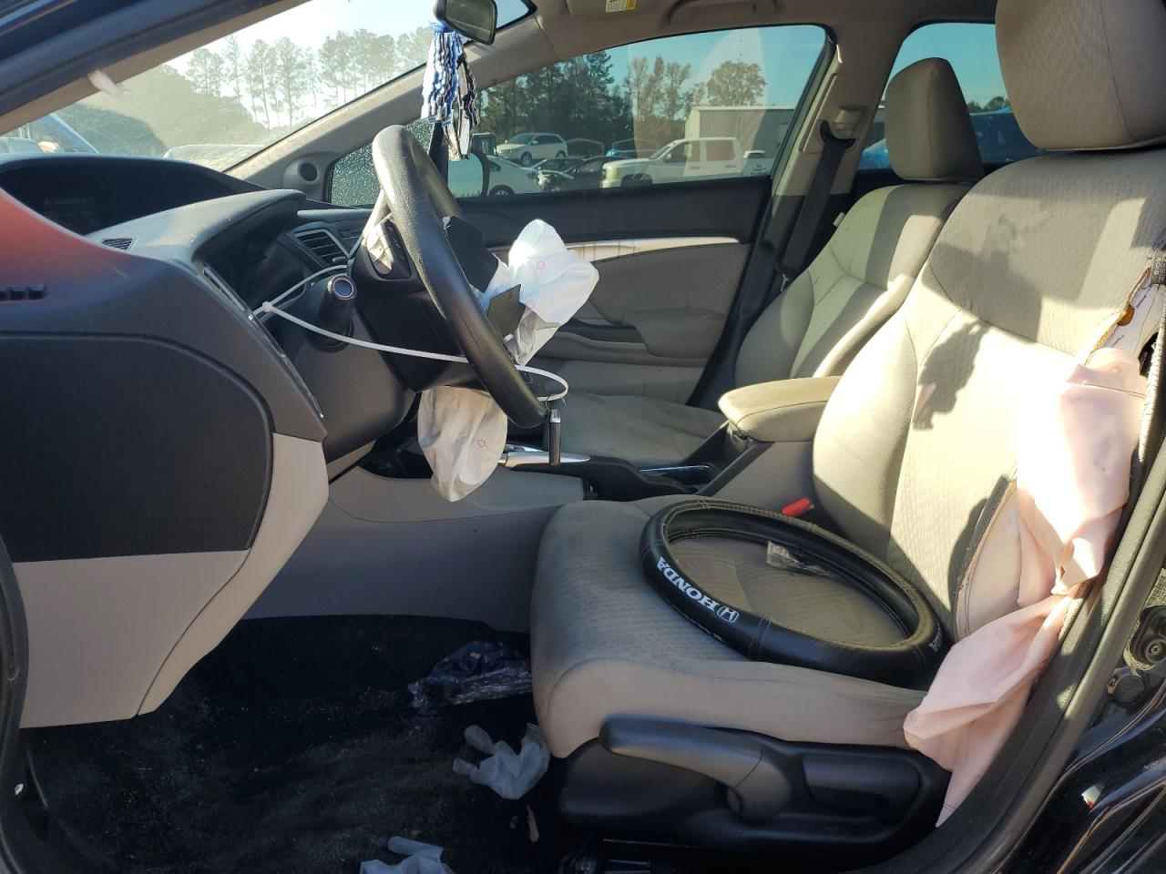 2014 Honda Civic VIN 19XFB2F82EE054704 Copart auction photo, rear end / side damage thumbnail 7