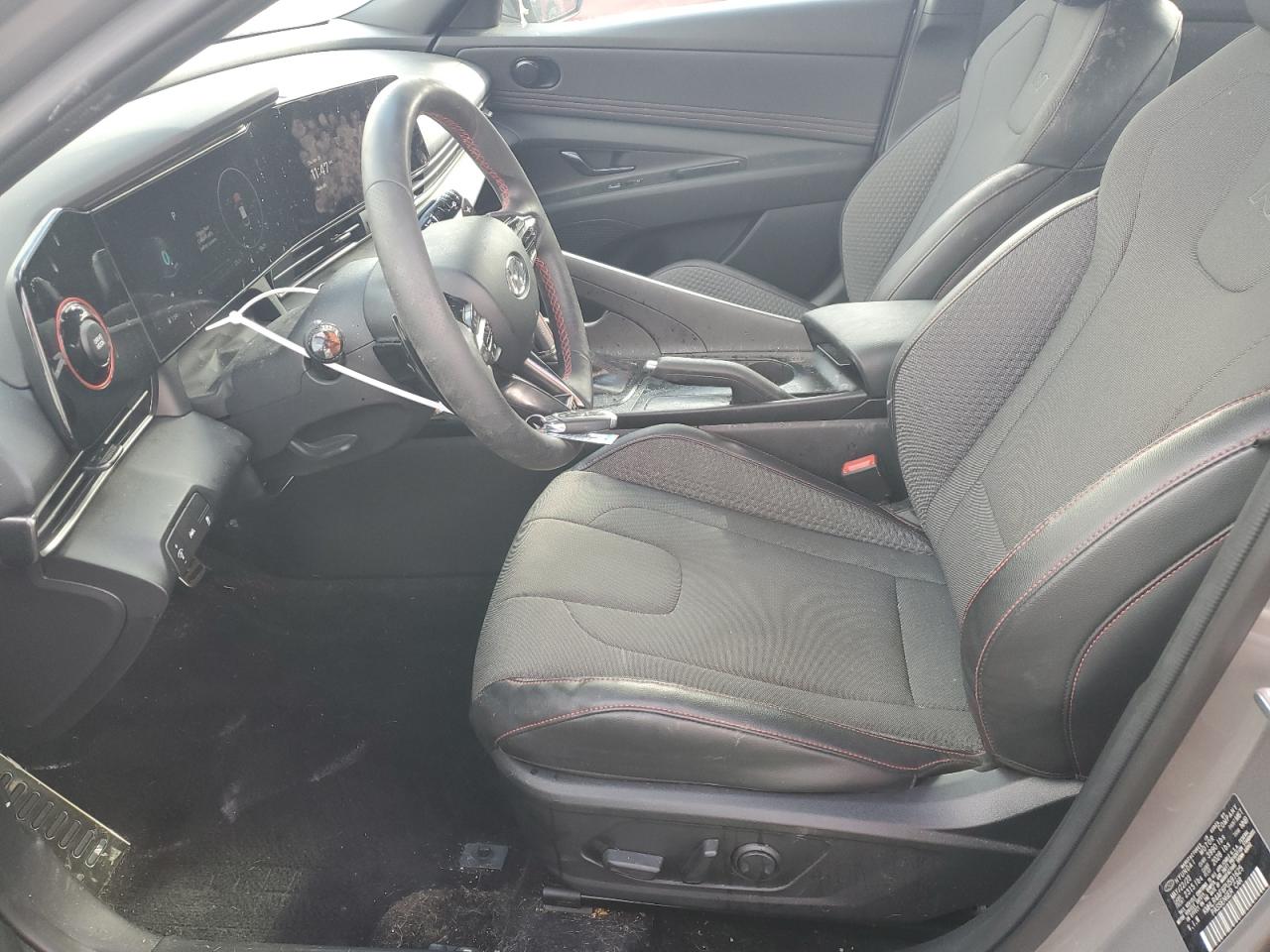 2023 Hyundai Elantra VIN KMHLR4AF6PU591625 Copart auction photo, front end / rear end damage thumbnail 7
