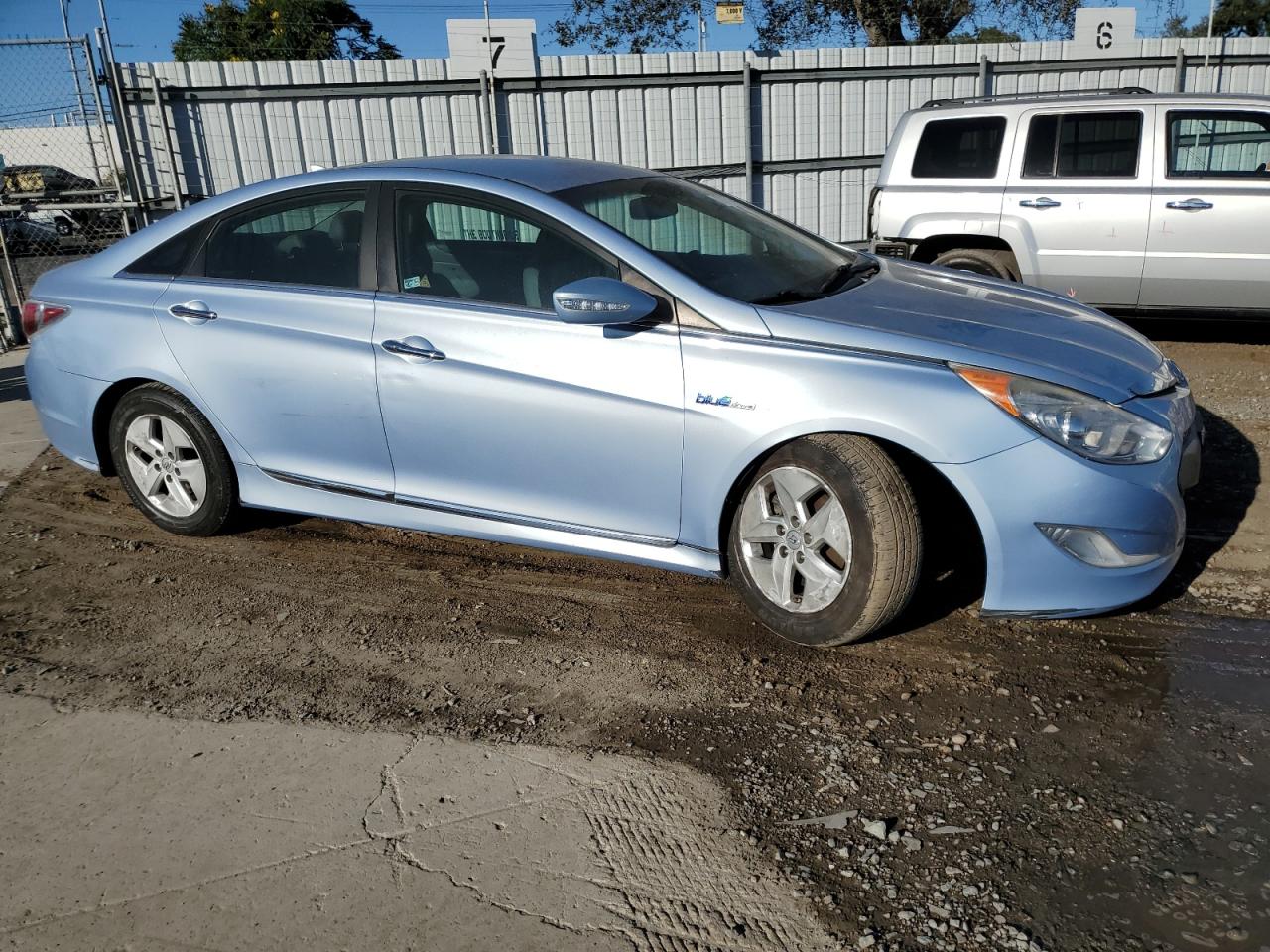 2012 Hyundai Sonata VIN KMHEC4A45CA036458 Copart auction photo, all over damage thumbnail 4