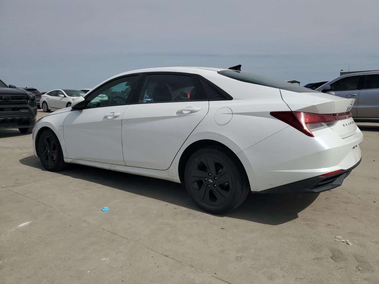 2021 Hyundai Elantra VIN 5NPLM4AGXMH046075 Copart auction photo, side damage thumbnail 2
