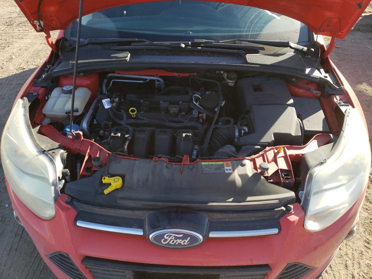 2012 Ford Focus VIN 1FAHP3M24CL100543 Copart auction photo, rear end / front end damage thumbnail 11