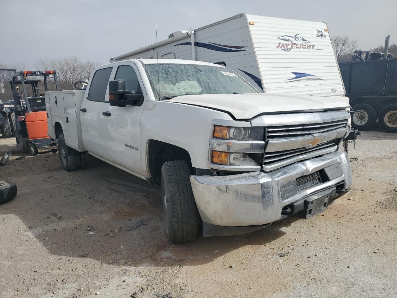 2018 Chevrolet Silverado VIN 1GB1KUEG6JF285897 Copart auction photo, front end / undercarriage damage thumbnail 4