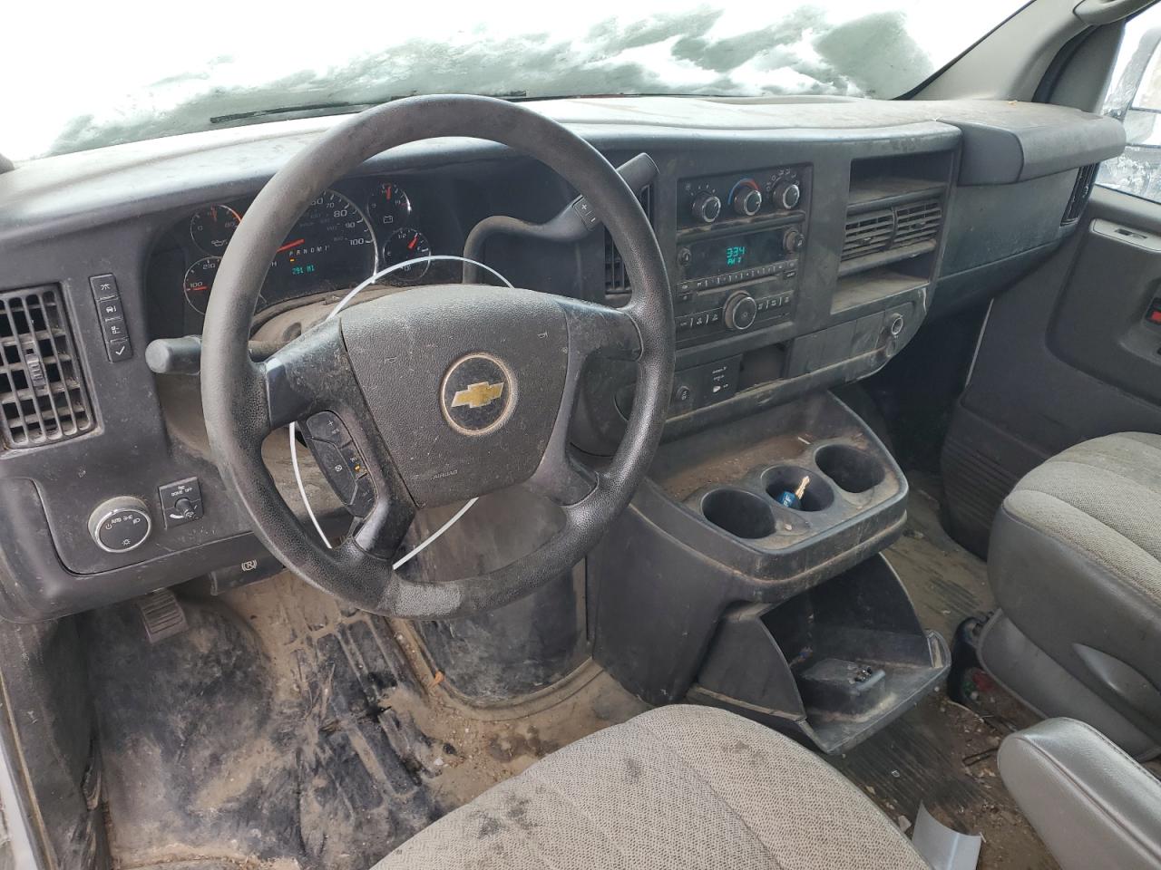 2012 Chevrolet Express VIN 1GCWGGCA4C1200719 Copart auction photo, front end / minor dent/scratches damage thumbnail 8