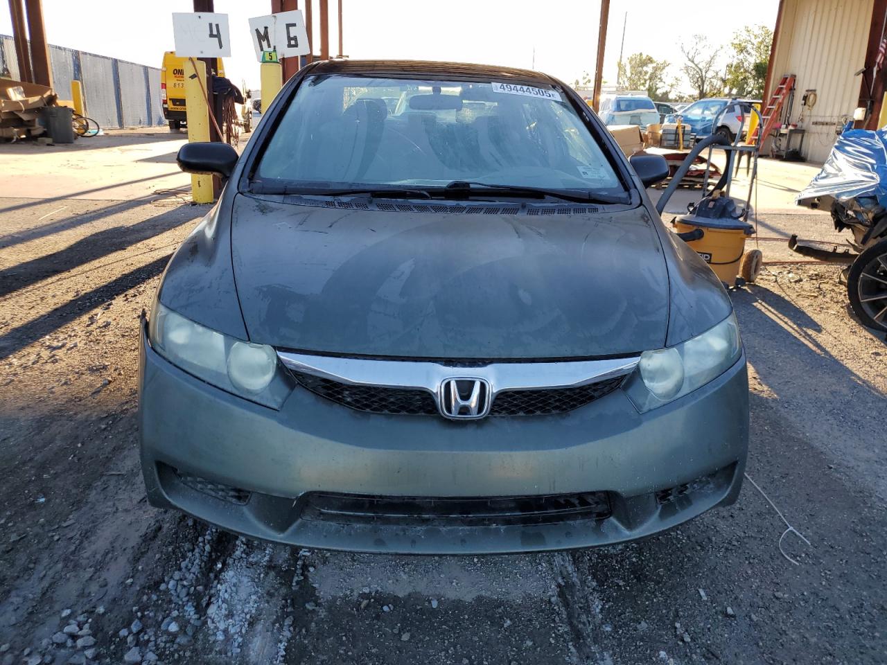 2010 Honda Civic VIN 2HGFA1F38AH517964 Copart auction photo, side / front end damage thumbnail 5