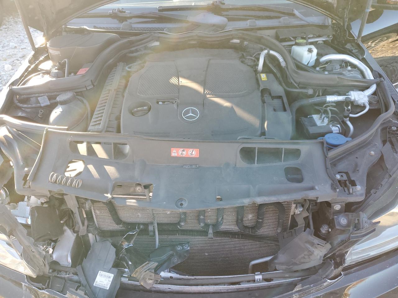 2013 Mercedes-Benz C-klasse VIN WDDGF8AB3DR251677 Copart auction photo, front end damage thumbnail 11
