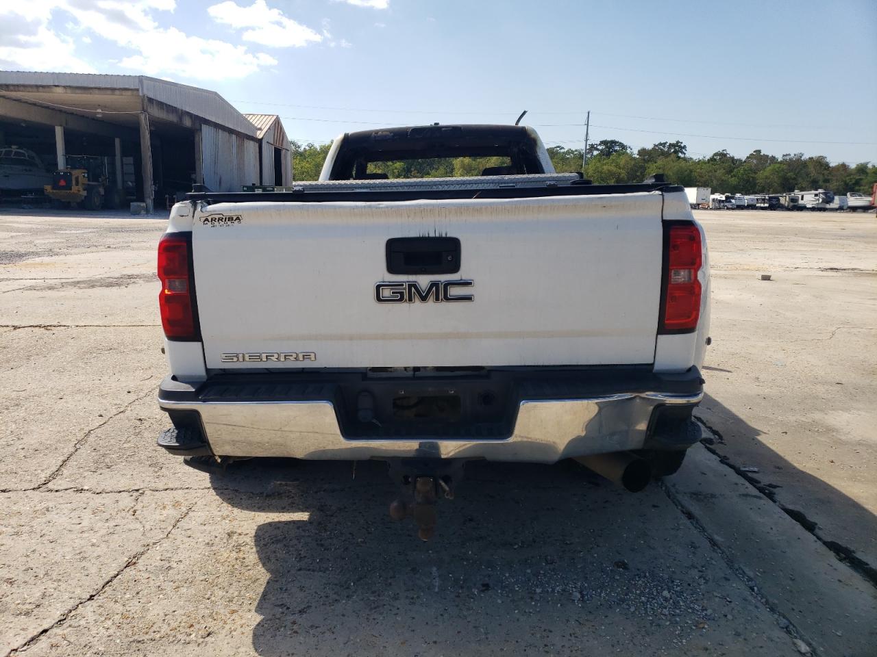 2016 GMC Sierra VIN 1GT52VC84GZ227518 Copart auction photo, burn damage thumbnail 6