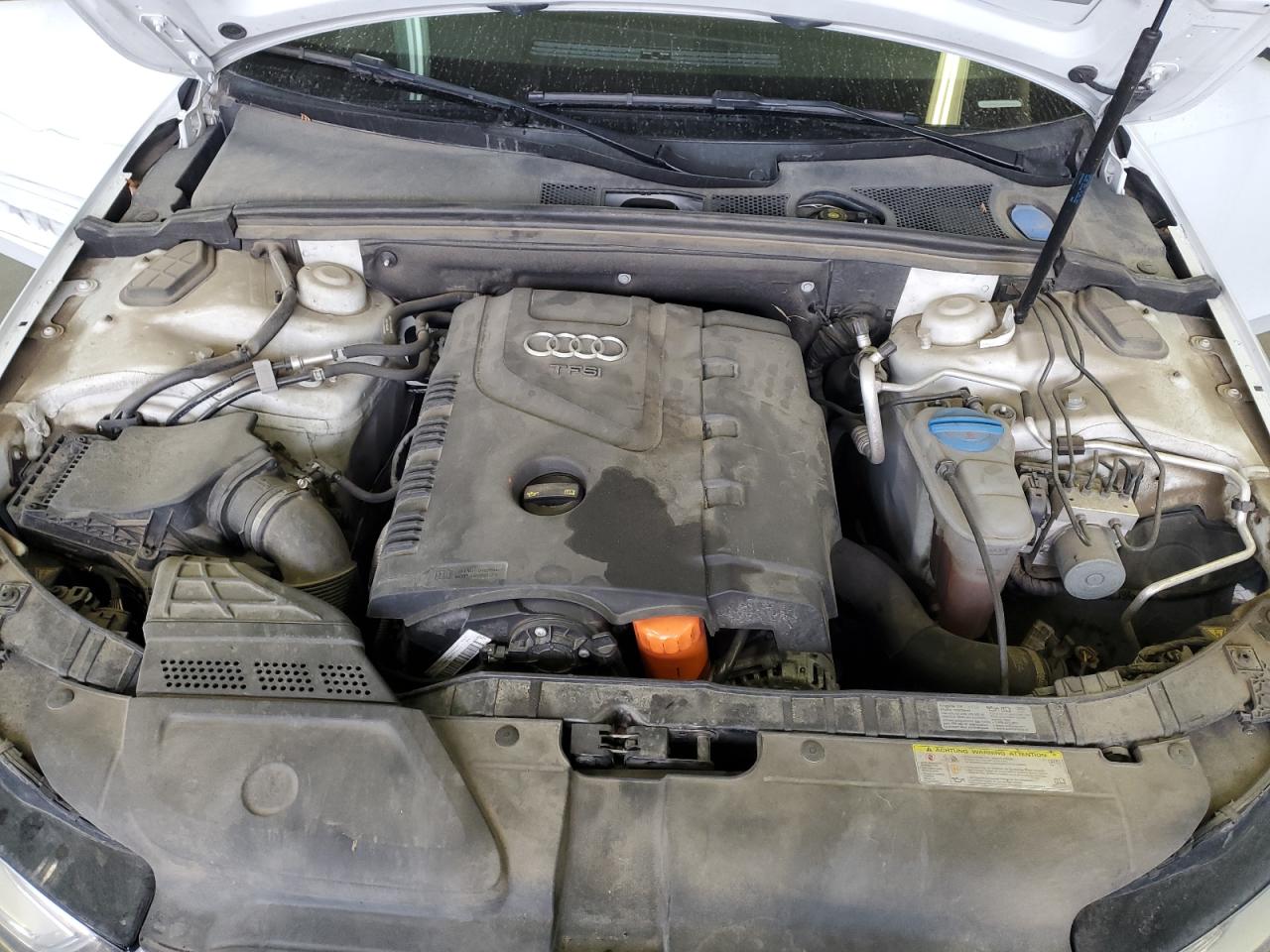 2015 Audi A4 VIN WAUFFAFL9FN027268 Copart auction photo, front end / side damage thumbnail 13