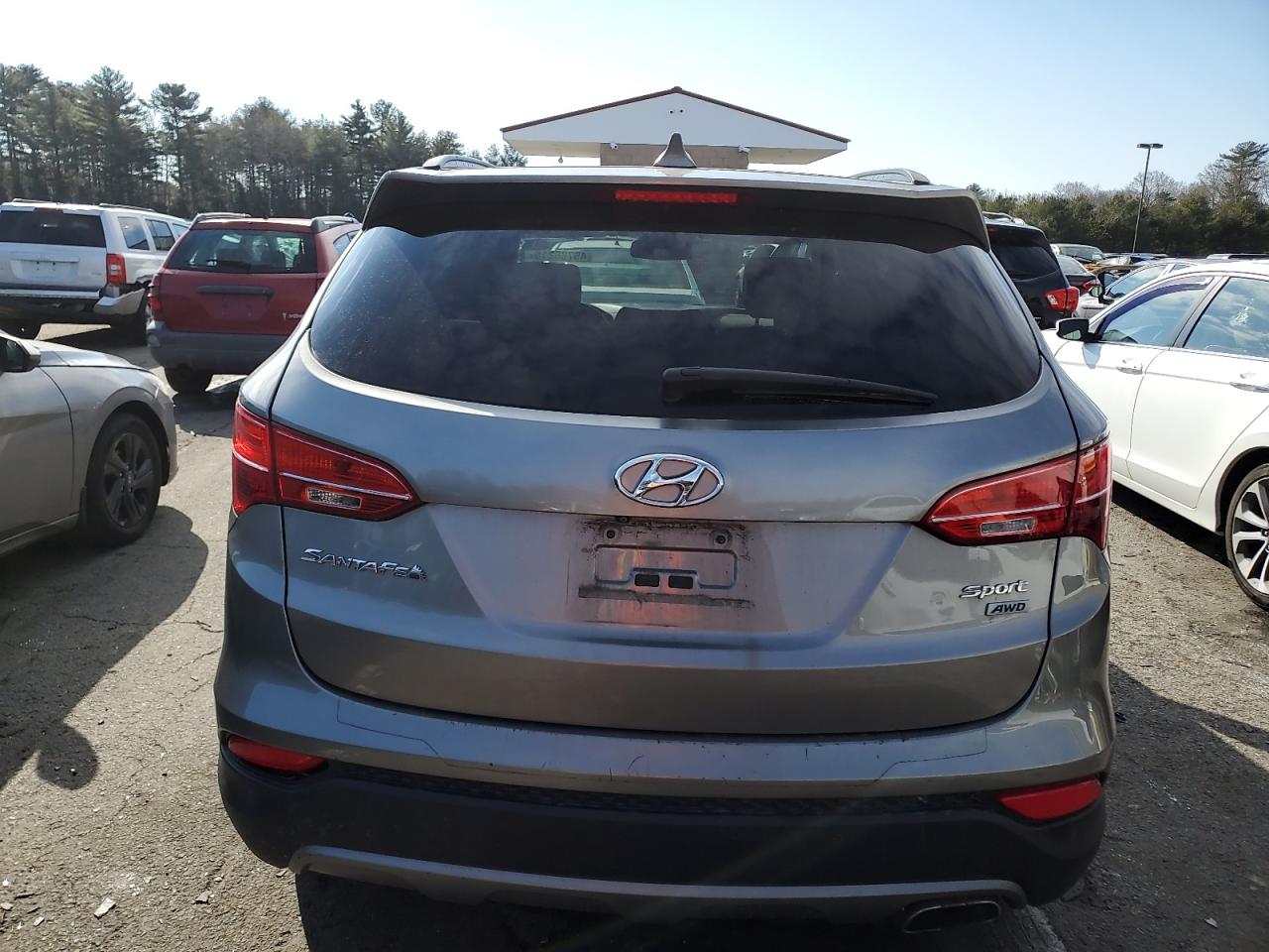 2014 Hyundai Santa Fe VIN 5XYZUDLB2EG169129 Copart auction photo, front end damage thumbnail 6