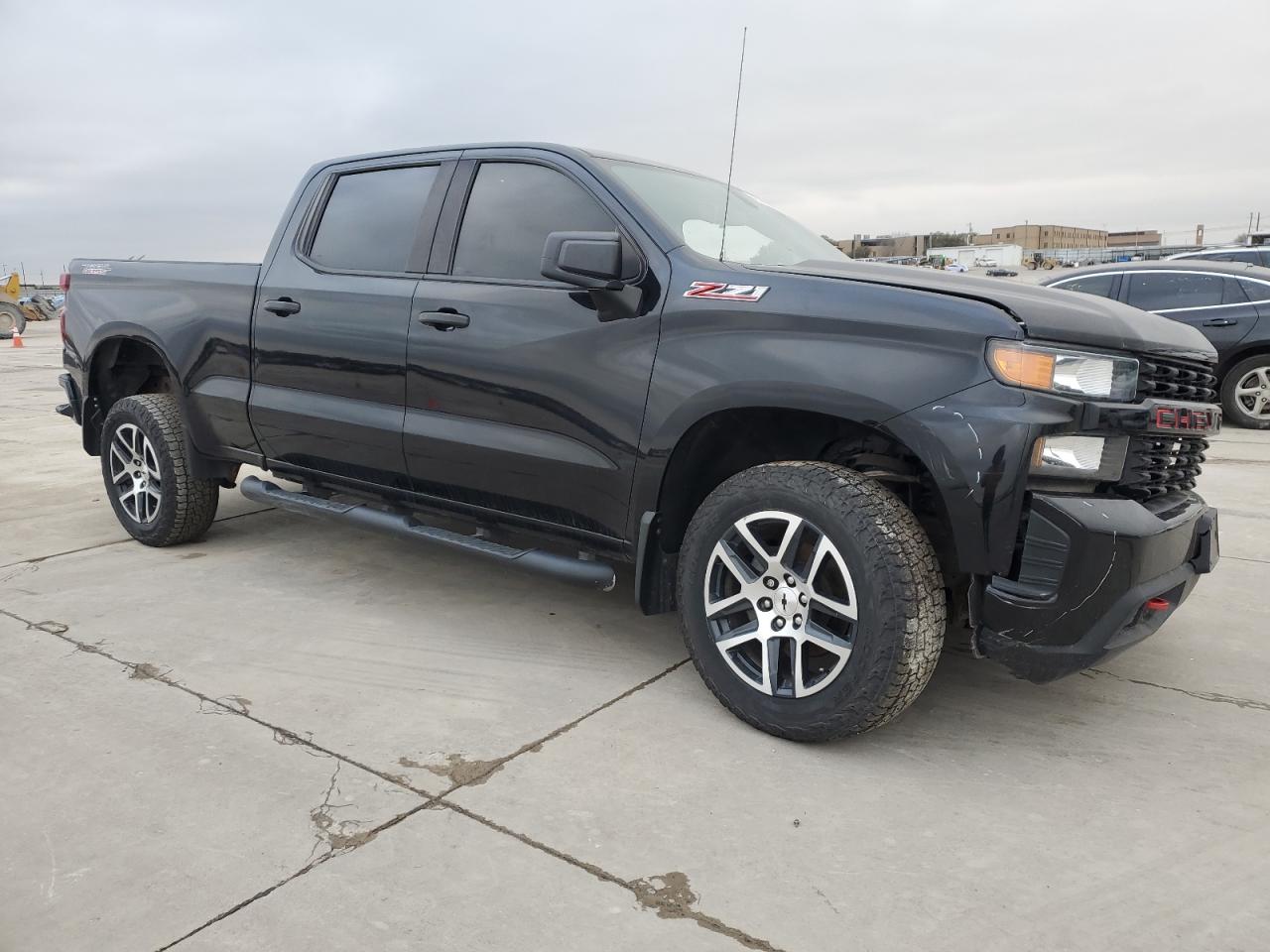 2019 Chevrolet Silverado VIN 1GCPYCEF6KZ279992 Copart auction photo, front end / side damage thumbnail 4