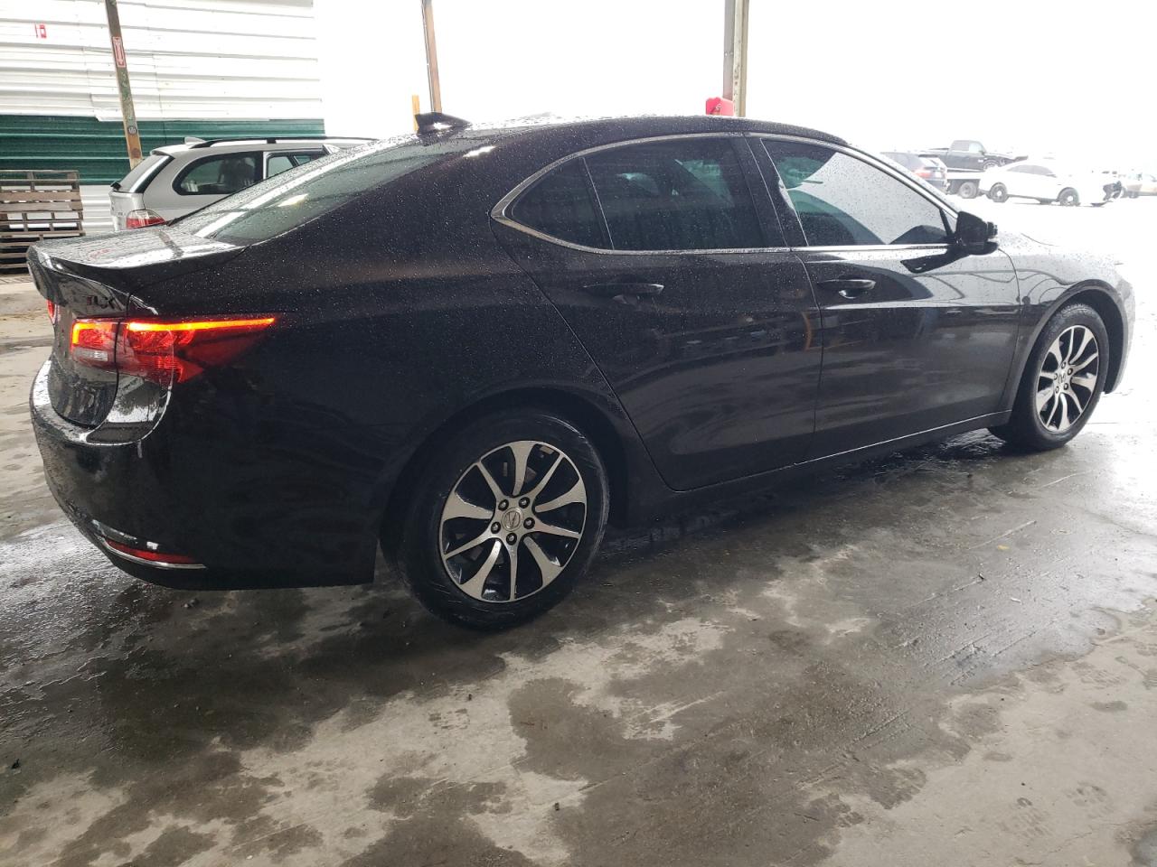 2017 Acura TLX VIN 19UUB1F32HA008143 Copart auction photo, side / front end damage thumbnail 3