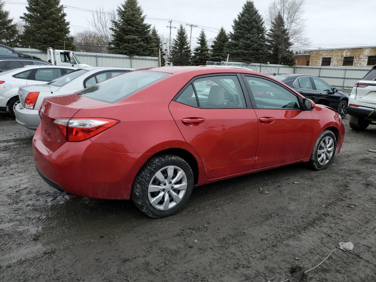 2014 Toyota Corolla VIN 2T1BURHE5EC132265 Copart auction photo, front end damage thumbnail 3