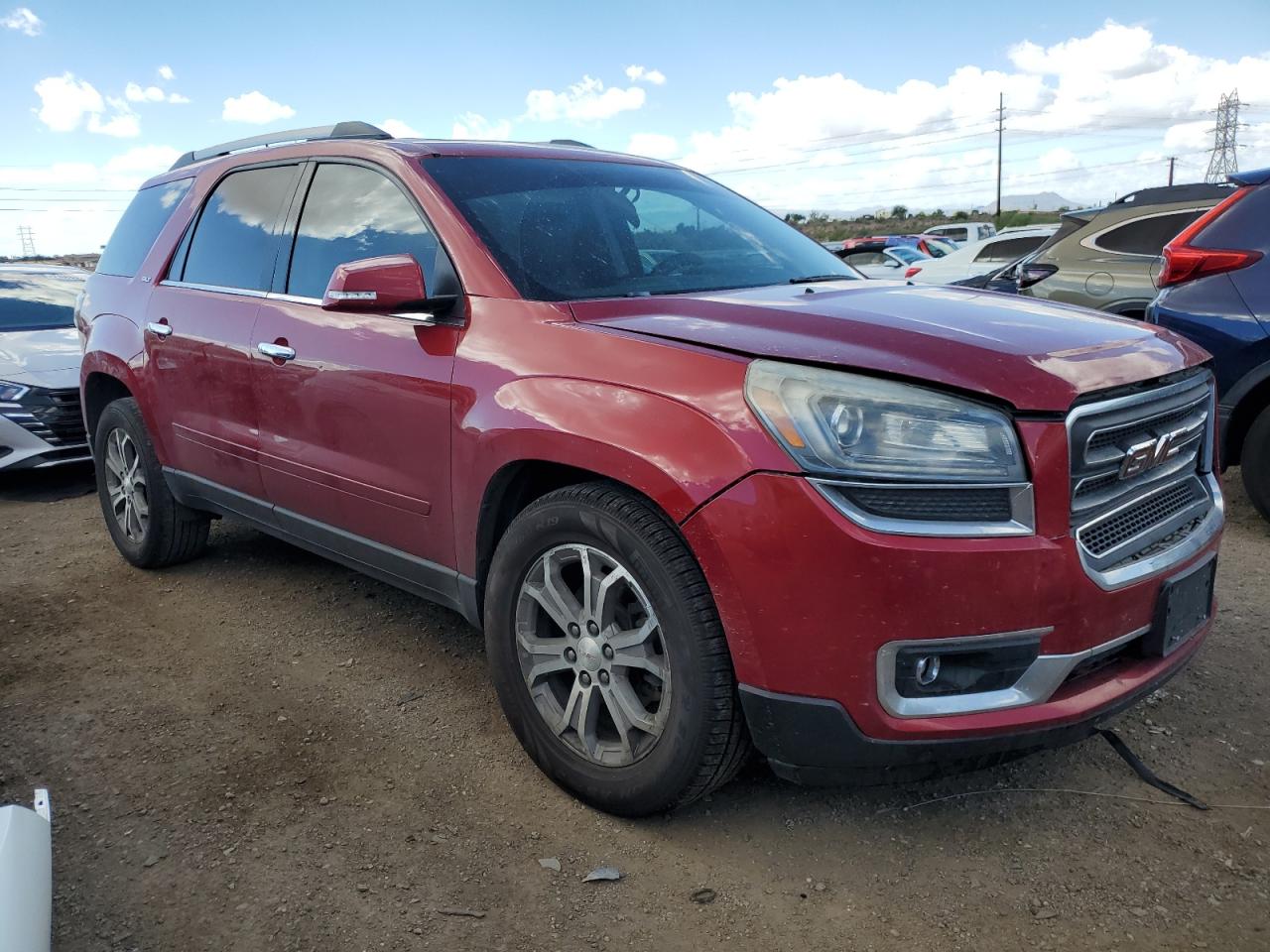 2013 GMC Acadia VIN 1GKKRRKD1DJ204538 Copart auction photo, front end damage thumbnail 4