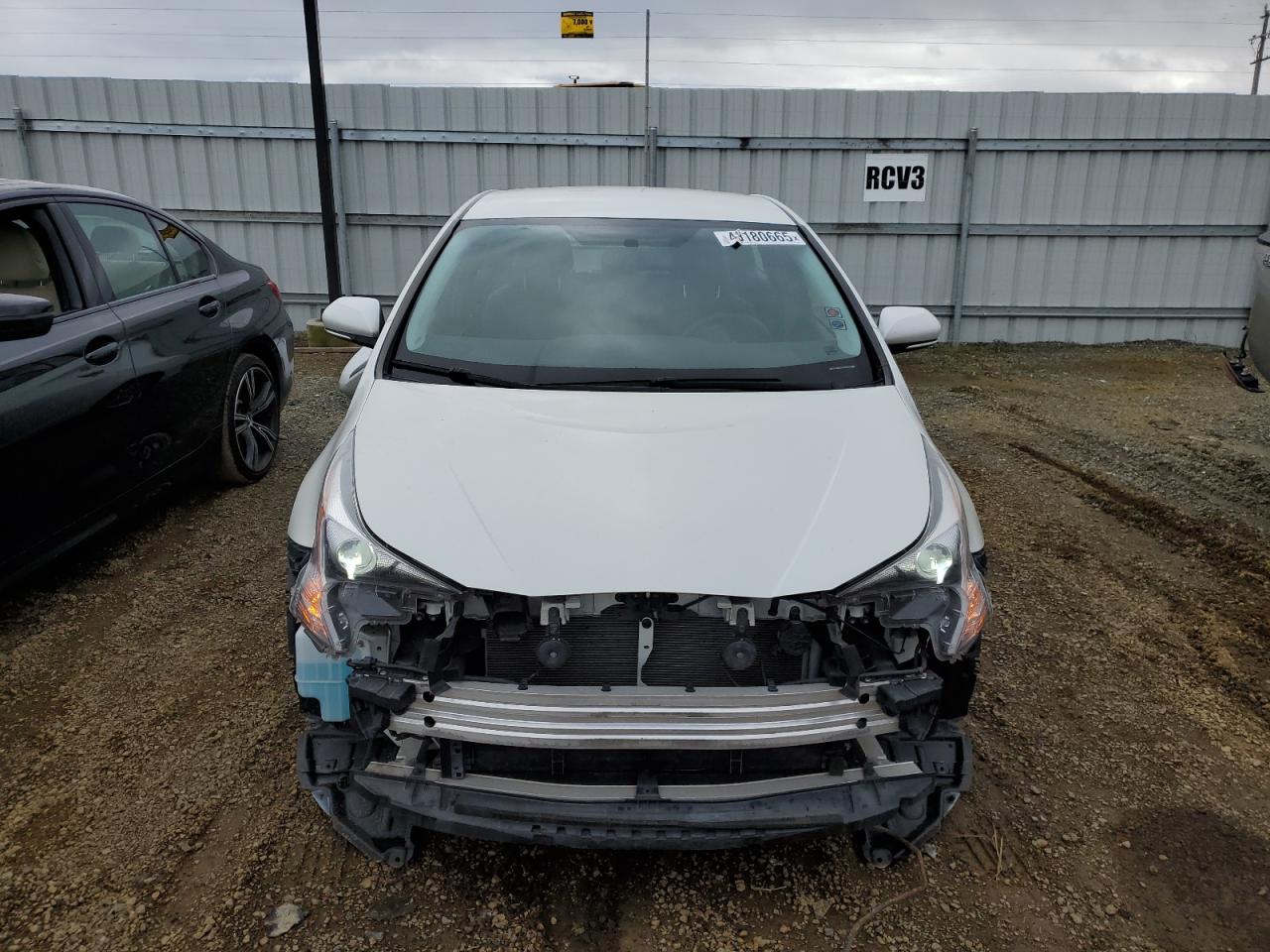 2016 Toyota Prius VIN JTDKBRFU3G3528979 Copart auction photo, front end damage thumbnail 5