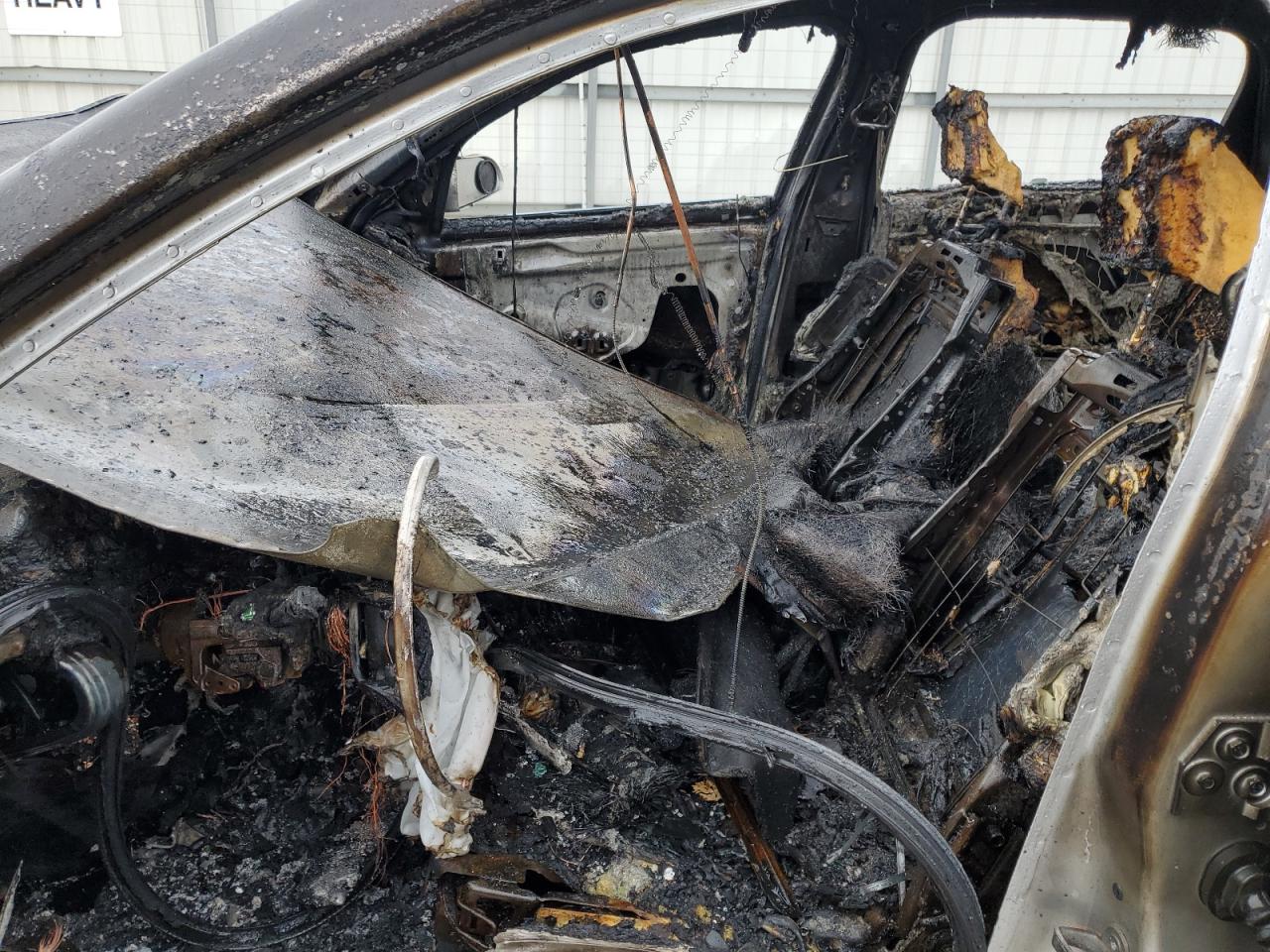 2014 Chevrolet Impala VIN 2G1WC5E30E1105952 Copart auction photo, burn damage thumbnail 7