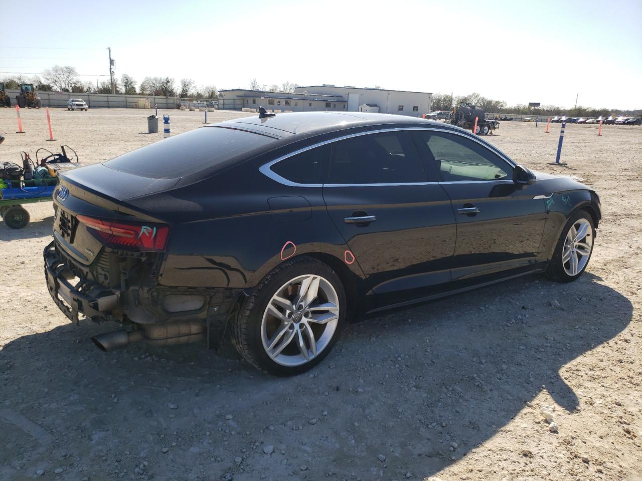 2019 Audi A5 VIN WAUANCF55KA058495 Copart auction photo, all over damage thumbnail 3