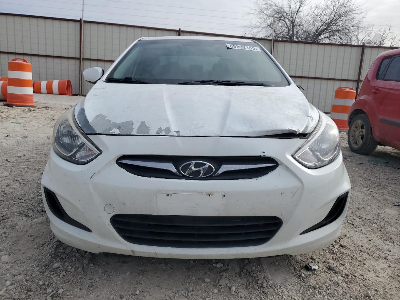 2016 Hyundai Accent VIN KMHCT4AE4GU139262 Copart auction photo, rear end damage thumbnail 5