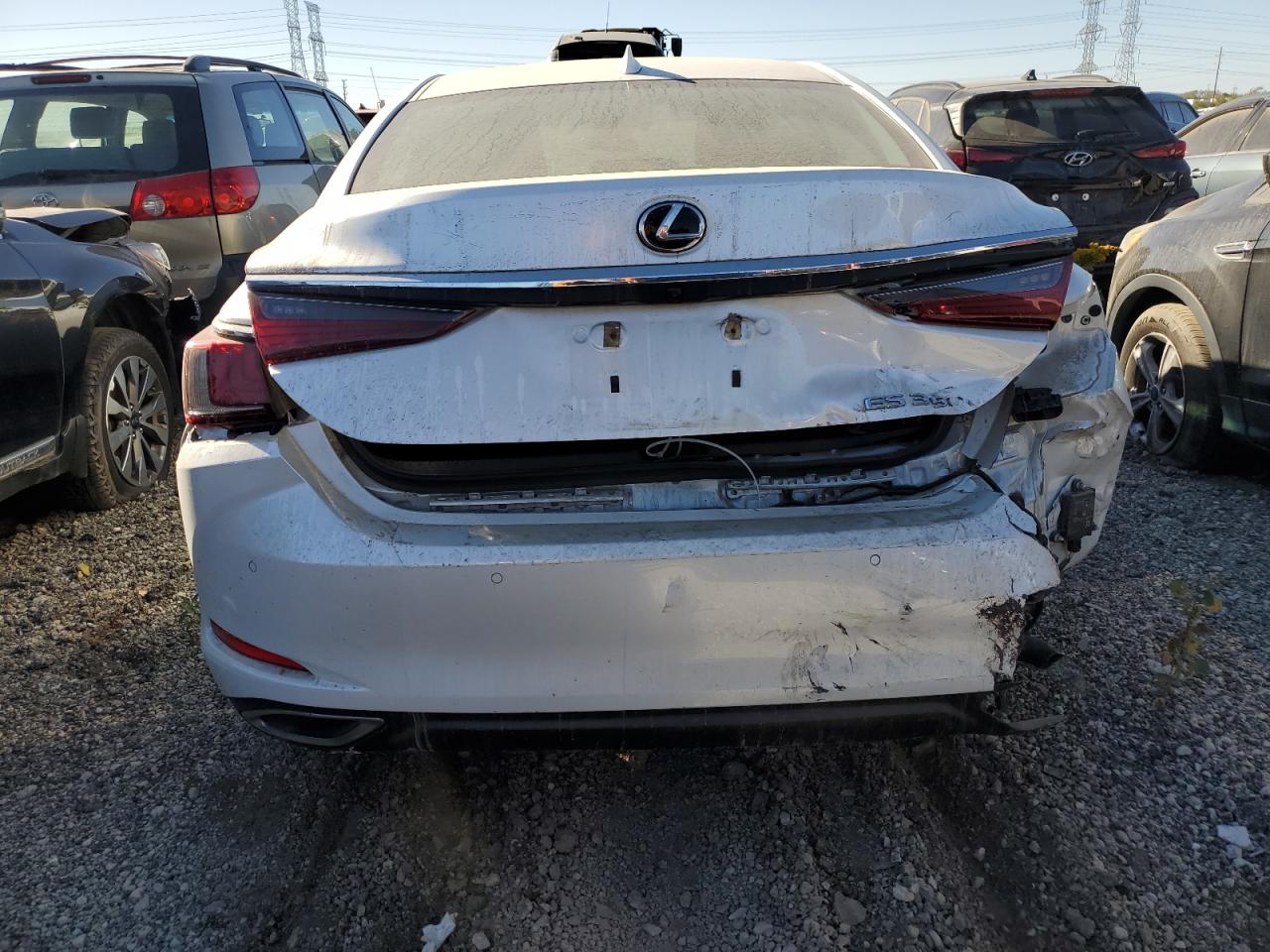 2020 Lexus ES VIN 58ADZ1B19LU058144 Copart auction photo, rear end damage thumbnail 6