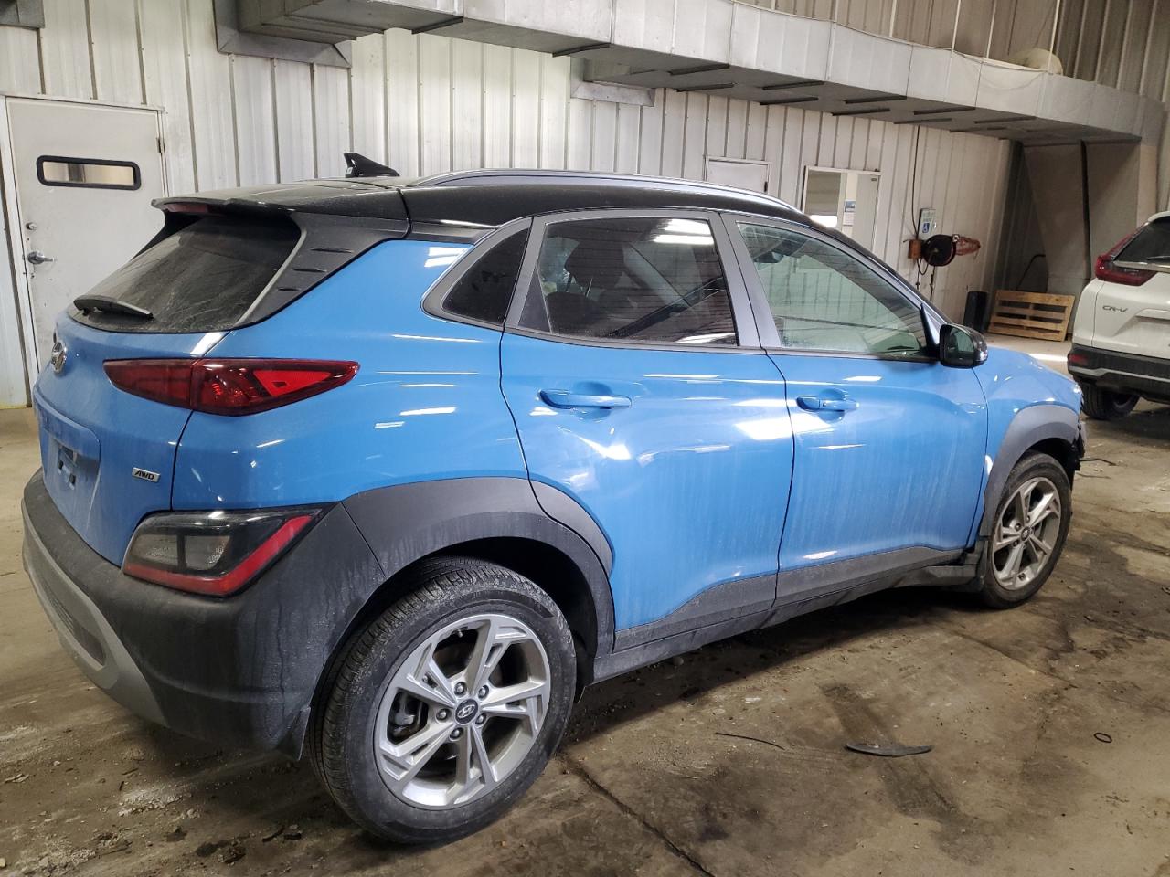 2022 Hyundai Kona VIN KM8K6CAB5NU907508 Copart auction photo, front end damage thumbnail 3