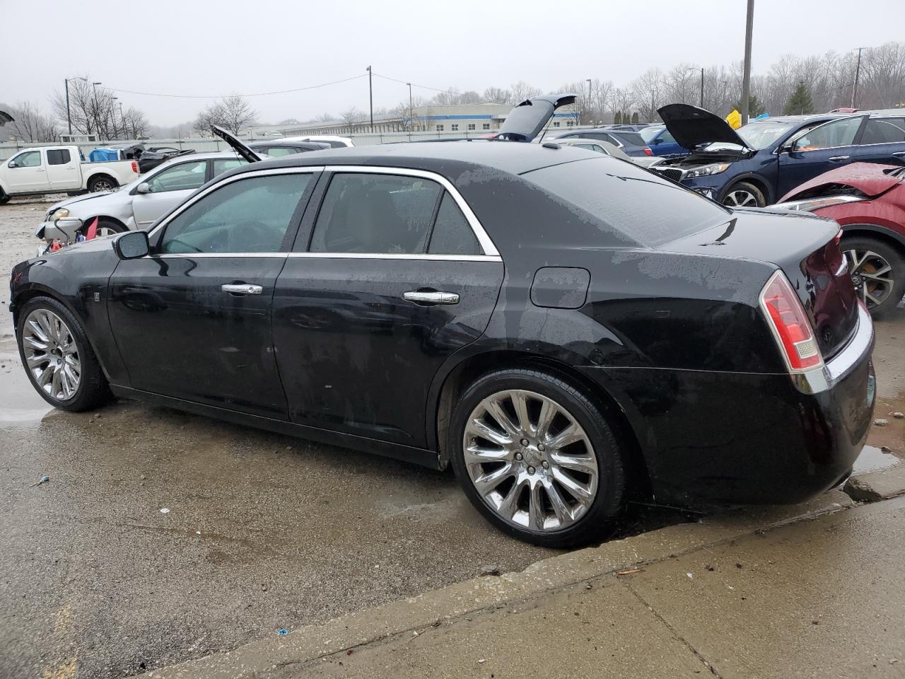 2013 Chrysler 300 VIN 2C3CCAAG5DH697578 Copart auction photo, front end / rear end damage thumbnail 2