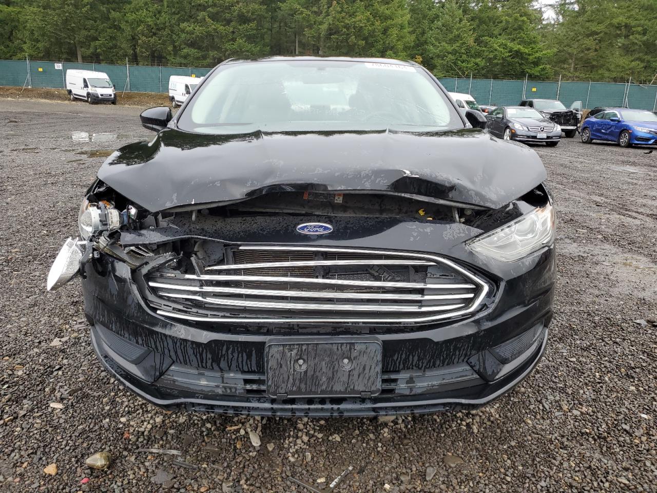 2018 Ford Fusion VIN 3FA6P0HD1JR175362 Copart auction photo, front end / side damage thumbnail 5