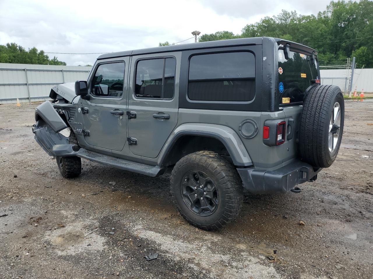 2020 Jeep Wrangler VIN 1C4HJXEN4LW181456 Copart auction photo, front end damage thumbnail 2