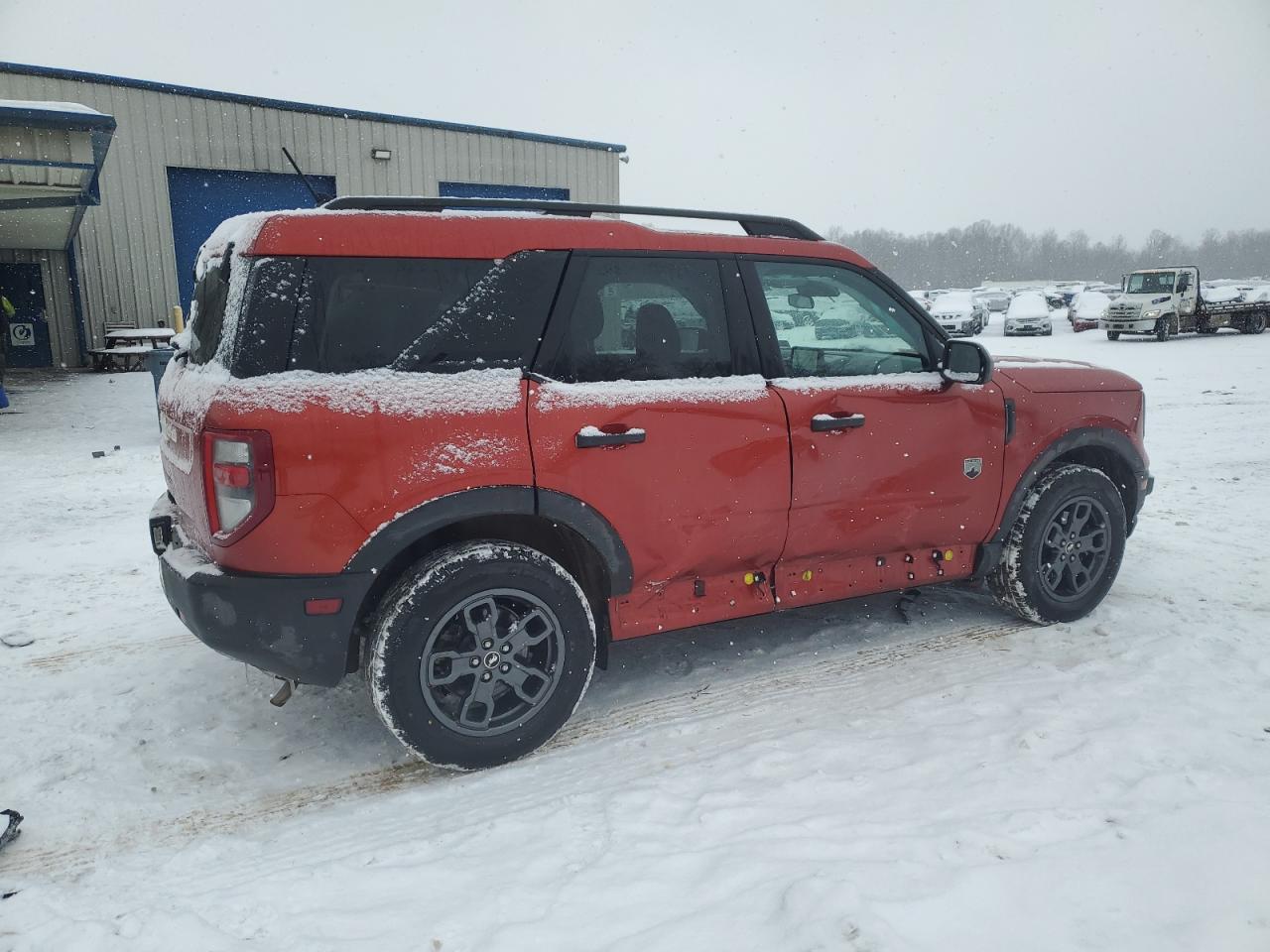 2022 Ford Bronco VIN 3FMCR9B61NRE34231 Copart auction photo, side damage thumbnail 3