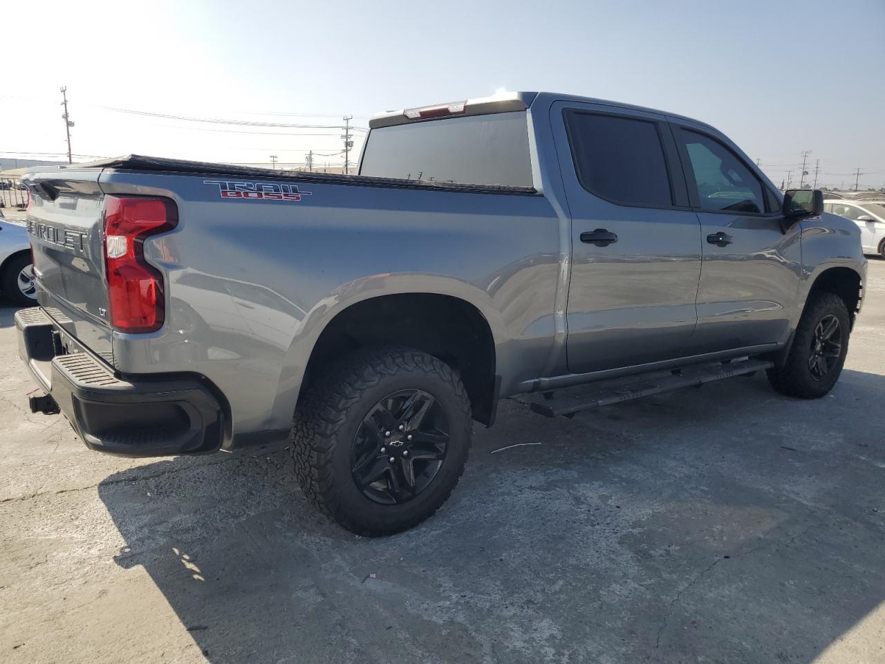 2021 Chevrolet Silverado VIN 3GCPYFED8MG399490 Copart auction photo, vandalism damage thumbnail 3