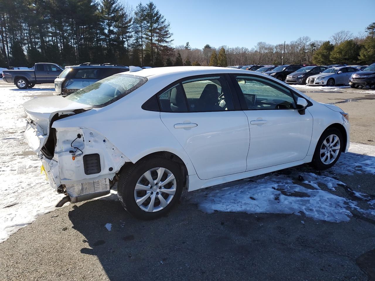 2021 Toyota Corolla VIN 5YFEPMAE6MP182673 Copart auction photo, rear end / minor dent/scratches damage thumbnail 3