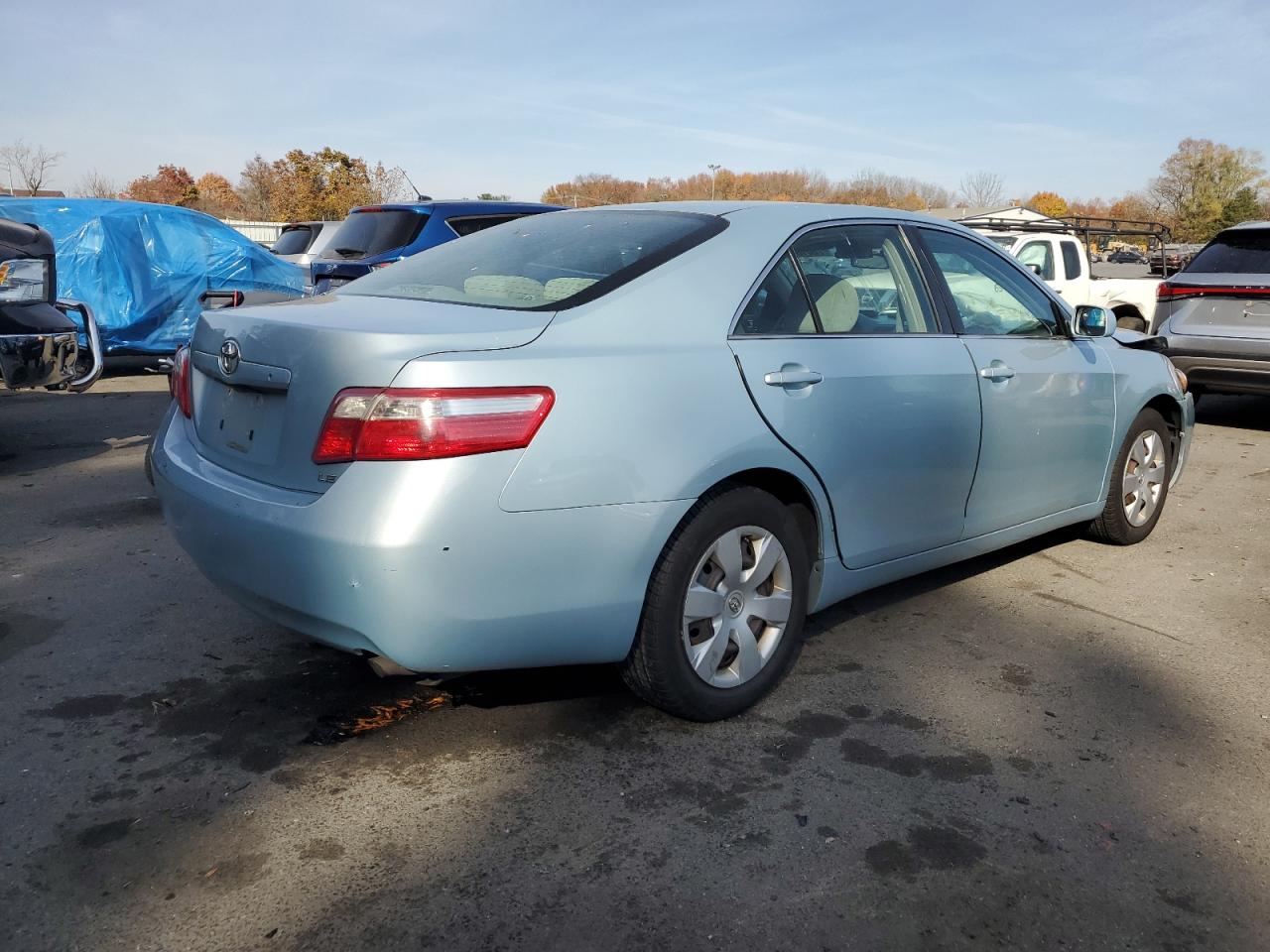 2007 Toyota Camry VIN 4T1BE46K27U542970 Copart auction photo, front end damage thumbnail 3