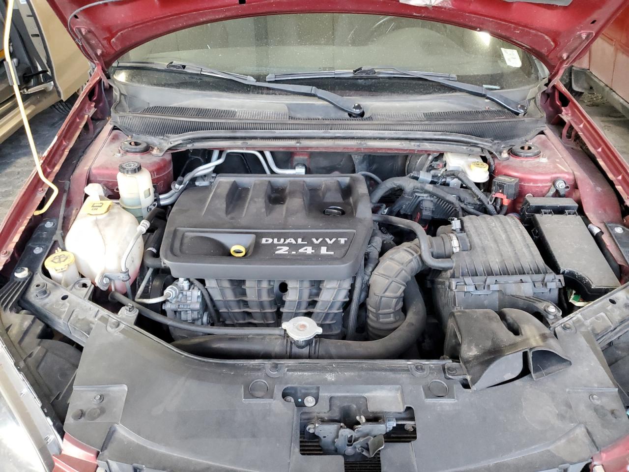 2013 Chrysler 200 VIN 1C3CCBBBXDN525577 Copart auction photo, front end / side damage thumbnail 13