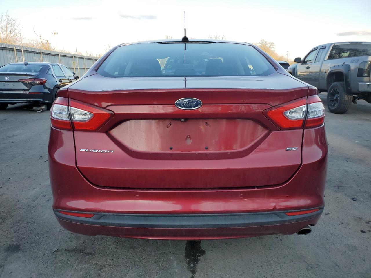 2015 Ford Fusion VIN 3FA6P0H76FR108208 Copart auction photo, side damage thumbnail 6